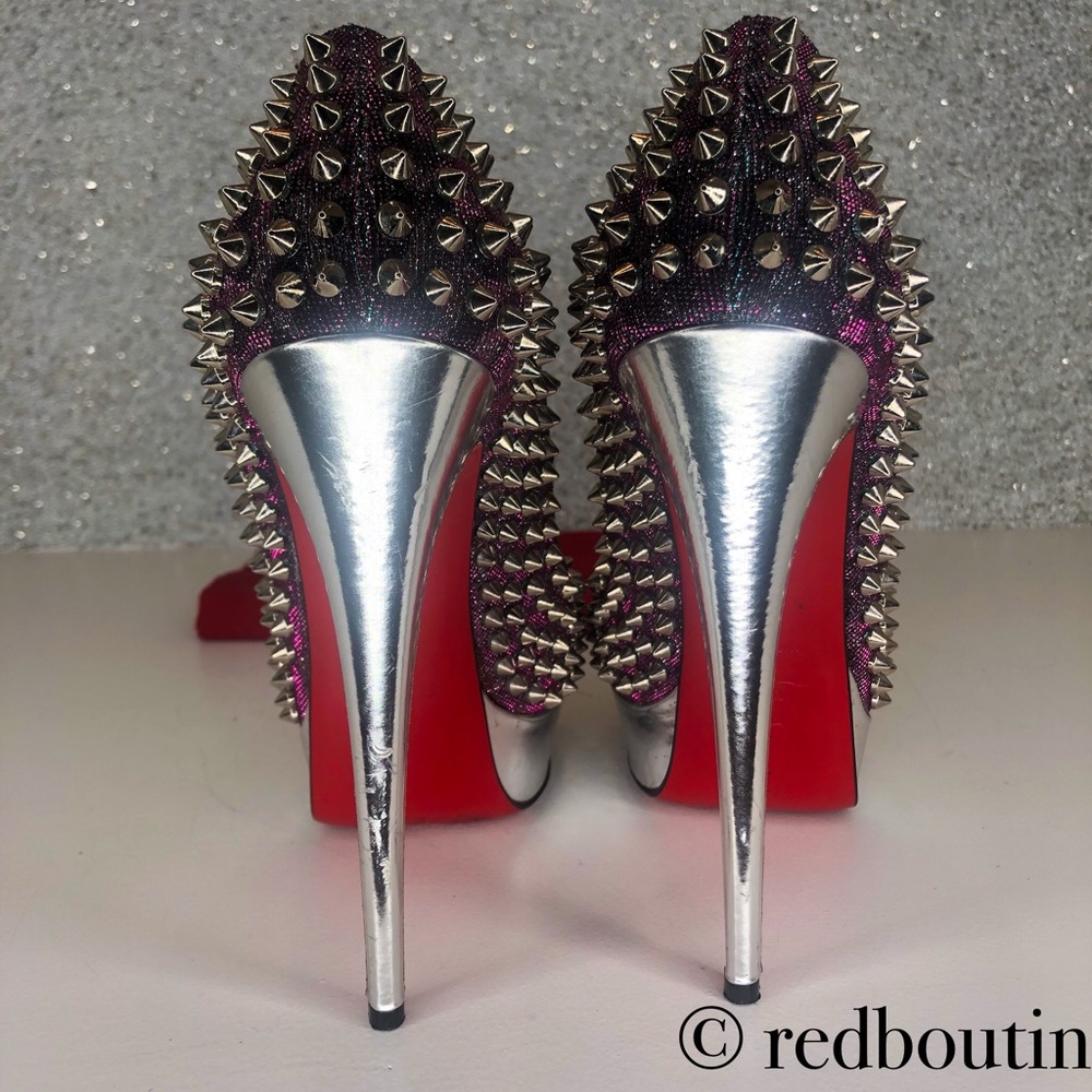🔴SOLD🔴 Lady Peep Spikes 150 Lame metallic - Picture 6 of 8